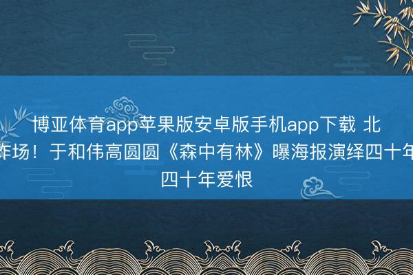 博亚体育app苹果版安卓版手机app下载 北影节炸场!于和伟高圆圆《森中有林》曝海报演绎四十年爱恨